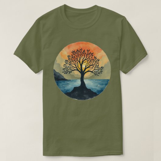 Lebensbaum T-Shirt (Design vorne)