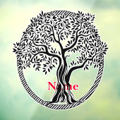 Lebensbaum Thunder_Cove Fensteraufkleber (Blatt 3)