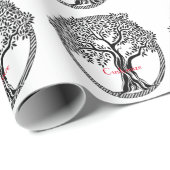 Lebensbaum Thunder_Cove Geschenkpapier (Rolleneckpunkt)