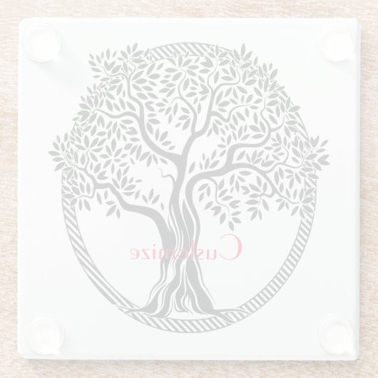 Lebensbaum Thunder_Cove Glasuntersetzer (Rückseite)