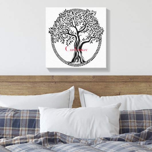 Lebensbaum Thunder_Cove Leinwanddruck (Insitu (Schlafzimmer))
