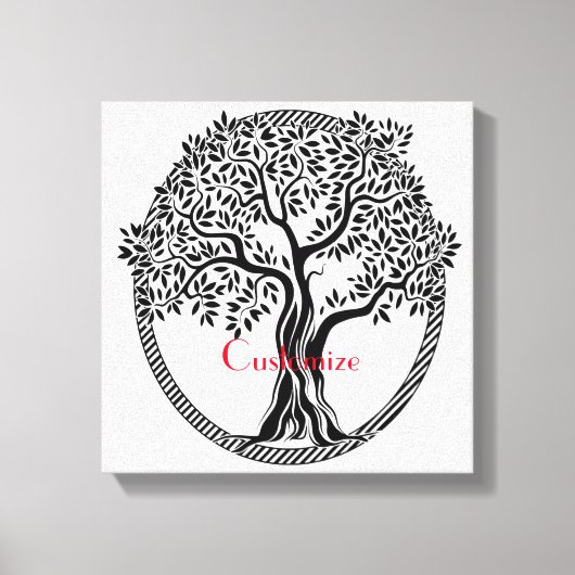 Lebensbaum Thunder_Cove Leinwanddruck (Vorderseite)