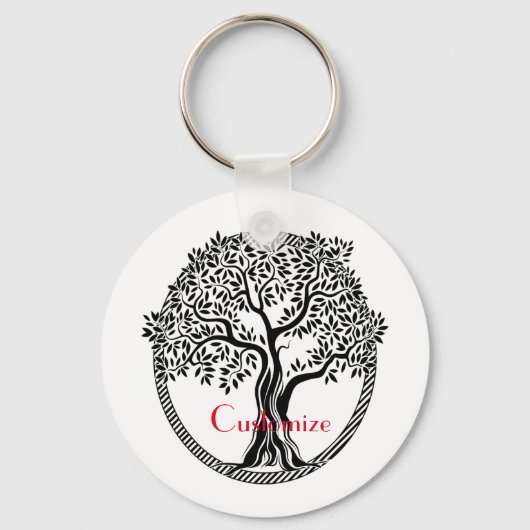 Lebensbaum Thunder_Cove Schlüsselanhänger (Rückseite)