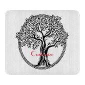 Lebensbaum Thunder_Cove  Schneidebrett (Vorderseite)