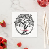 Lebensbaum Thunder_Cove Serviette (Beispiel)