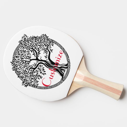 Lebensbaum Thunder_Cove Tischtennis Schläger (Seitenansicht)