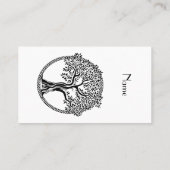 Lebensbaum Thunder_Cove  Visitenkarte (Rückseite)