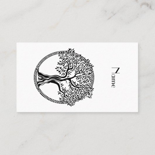 Lebensbaum Thunder_Cove Visitenkarte (Rückseite)