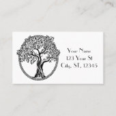 Lebensbaum Thunder_Cove  Visitenkarte (Vorderseite)