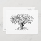 Lebensbaum - Tiere Postkarte (Vorne/Hinten)
