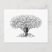 Lebensbaum - Tiere Postkarte (Vorderseite)