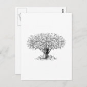 Lebensbaum - Tiere Postkarte (Vorne/Hinten)