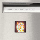 Lebensbaum und Vogel Magnet (In Situ (Geschirrspüler))