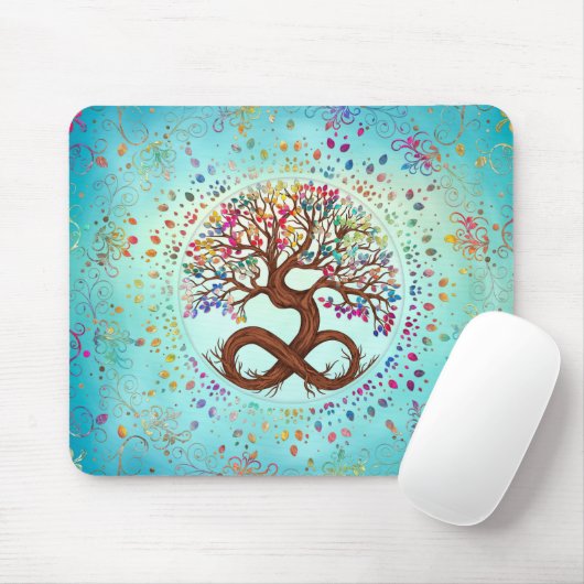 Lebensbaum - Unendlichkeit Mousepad (Mit Mouse)