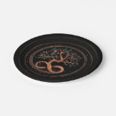 Lebensbaum - Unendlichkeit Pappteller (Schrägansicht)