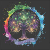 Lebensbaum v2 aufkleber (Vorderseite)