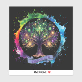 Lebensbaum v2 aufkleber