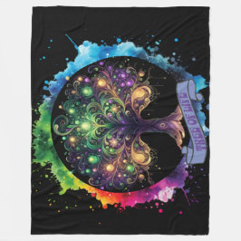 Lebensbaum v2 fleecedecke