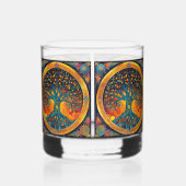 Lebensbaum v2 whiskyglas (Rückseite)