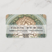 Lebensbaum Visitenkarte (Rückseite)