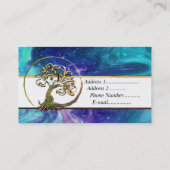 Lebensbaum visitenkarte (Rückseite)