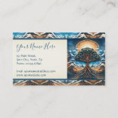 Lebensbaum Visitenkarte (Rückseite)