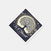 Lebensbaum von Du B'Shevat - Ein ewiges Symbol Serviette (Ecke)