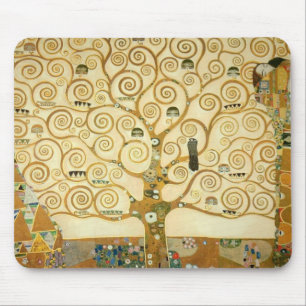 Lebensbaum von Gustav Klimt Mousepad