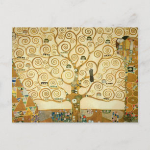 Lebensbaum von Gustav Klimt Postkarte