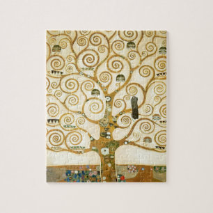 Lebensbaum von Gustav Klimt Puzzle