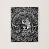Lebensbaum Yin Yang Puzzle (Vertikal)