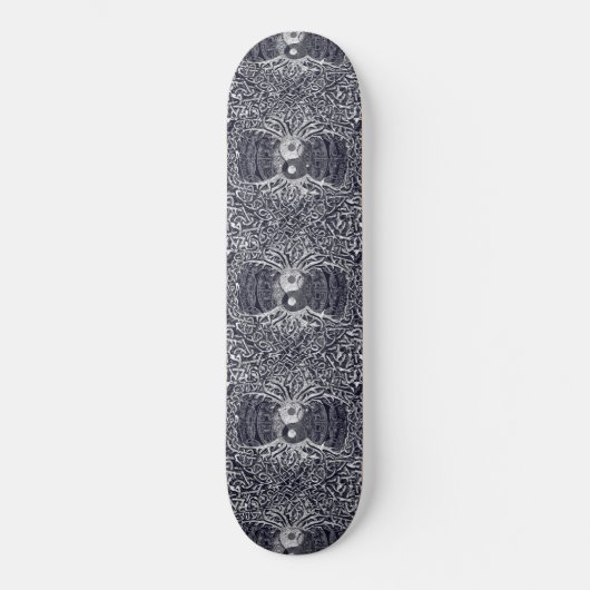 Lebensbaum Yin Yang Skateboard (Vorderseite)