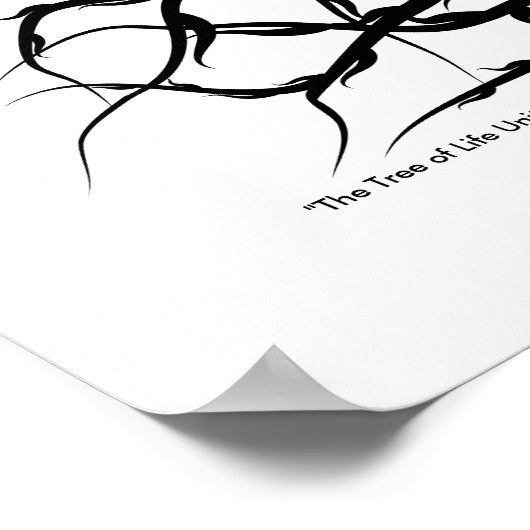 Lebensbaum zusammen Poster (Ecke)