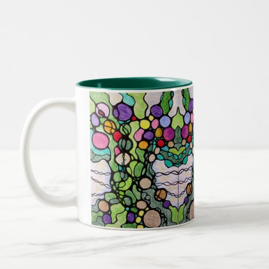 Lebensbaum Zweifarbige Tasse (Links)