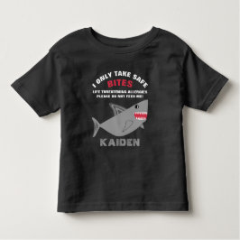 Lebensbedrohendes Nahrungsmittelallergie-wachsames Kleinkind T-shirt