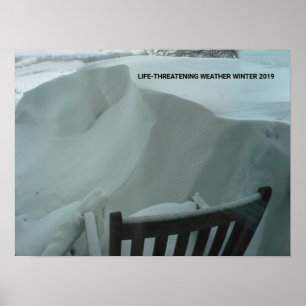 LEBENSBEDROHUNG WETTERWINTER 2019 POSTER