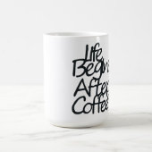 LEBENSBEGINN NACH DER KAFFEE-Morphing-Tasse Verwandlungstasse (Zentrum)