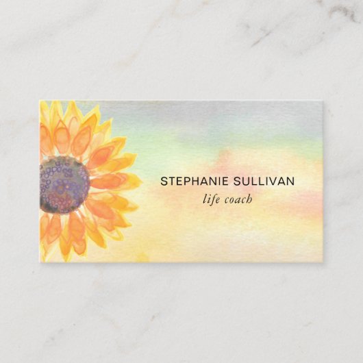 Lebensbegleiter QR Code Farbe Visitenkarte (Vorderseite)