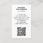 Lebensbegleiter QR-Code Visitenkarte (Rückseite)