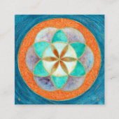 Lebensbegleiter Quadratische Visitenkarte (Vorderseite)