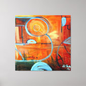 Lebensbilanz Leinwanddruck (Vorderseite)