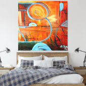 Lebensbilanz Leinwanddruck (Insitu (Schlafzimmer))