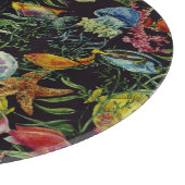 Lebensbild des Meeresspiegels 1 Schneidebrett (Ecke)