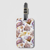 Lebensbild des Meeresspiegels 4 Gepäckanhänger (Vorderseite Vertikal)