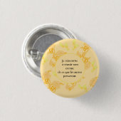 Lebensblume Button (Vorne & Hinten)