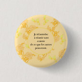Lebensblume Button (Vorderseite)