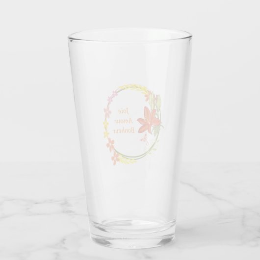 Lebensblume Glas (Rückseite)