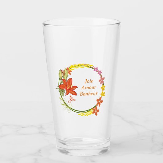 Lebensblume Glas (Vorderseite)