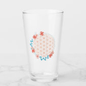 Lebensblume Glas (Vorderseite)