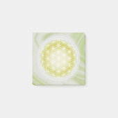 Lebensblume Post-it Klebezettel (Vorderseite)